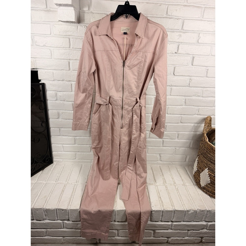 Universal Thread Size 4 Pink Utility Boiler Jumpsuit Zip Front NWT
